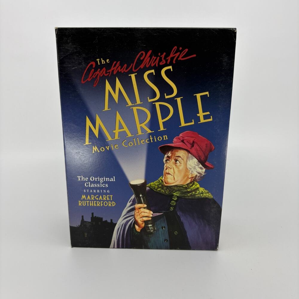 Agatha Christie Miss Marple Movie Collection DVD Box Set 4 Film Rutherford